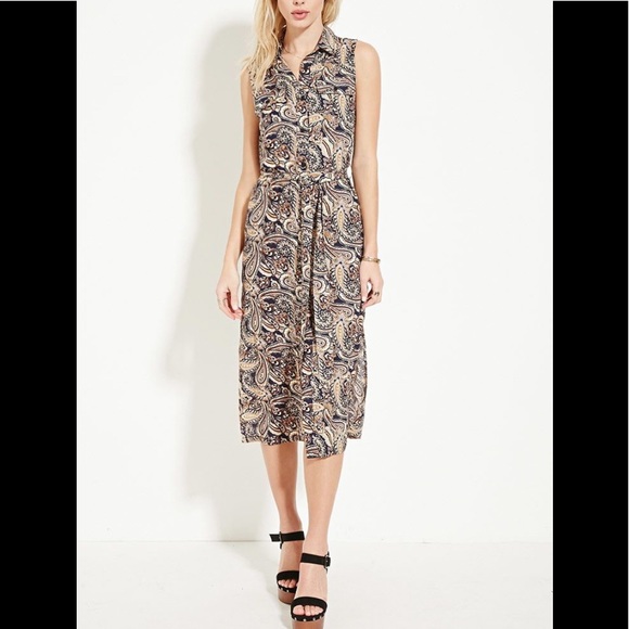 Forever 21 Shirt Dress - Picture 3 of 9